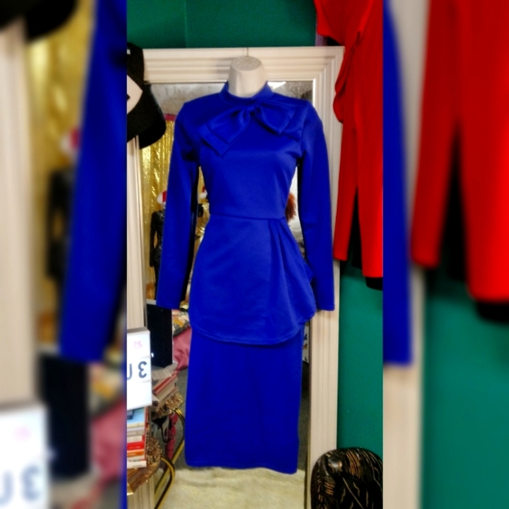 Peplum Secretary Dress